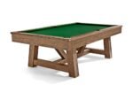 Brunswick Botanic 8ft American Pool Table - Rustic Dark Brown - Image 6