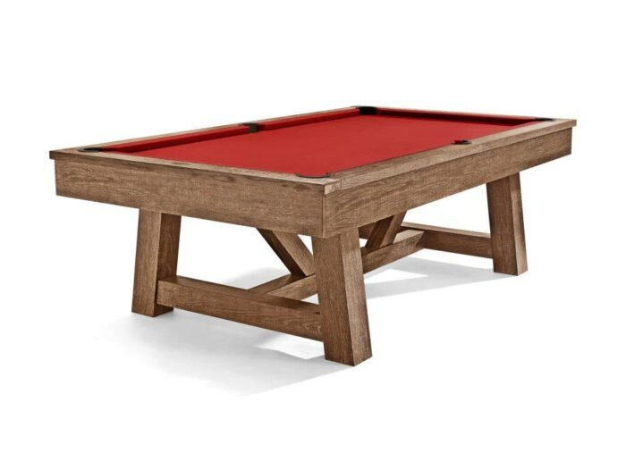 Brunswick Botanic 8ft American Pool Table - Rustic Dark Brown - Image 7