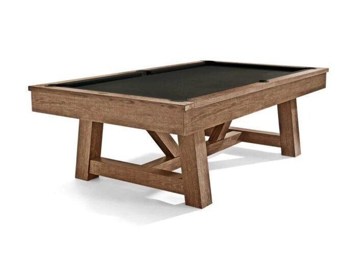 Brunswick Botanic 8ft American Pool Table - Rustic Dark Brown - Image 8