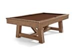 Brunswick Botanic 8ft American Pool Table - Rustic Dark Brown - Image 9