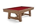 Brunswick Botanic 8ft American Pool Table - Rustic Dark Brown - Image 11