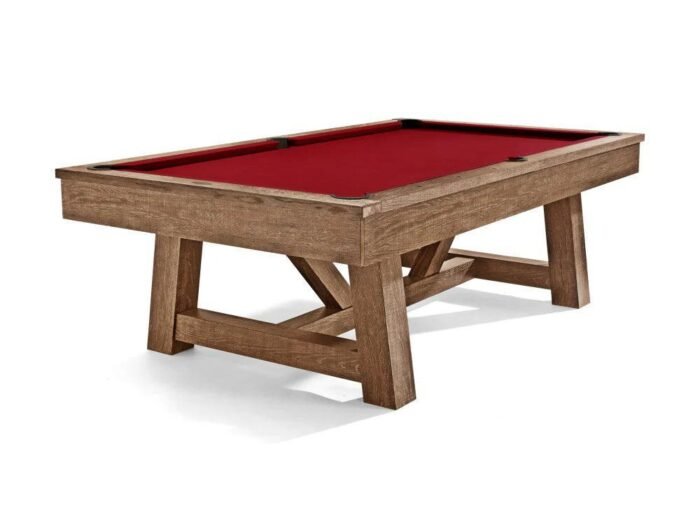 Brunswick Botanic 8ft American Pool Table - Rustic Dark Brown - Image 11