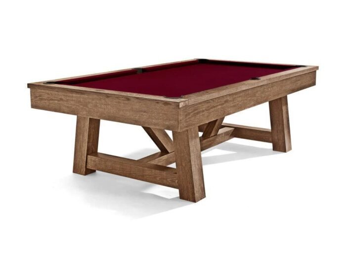 Brunswick Botanic 8ft American Pool Table - Rustic Dark Brown - Image 12