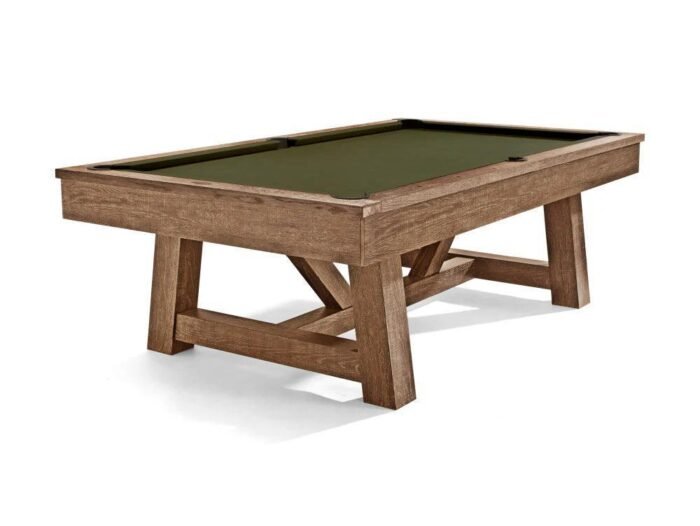 Brunswick Botanic 8ft American Pool Table - Rustic Dark Brown - Image 15