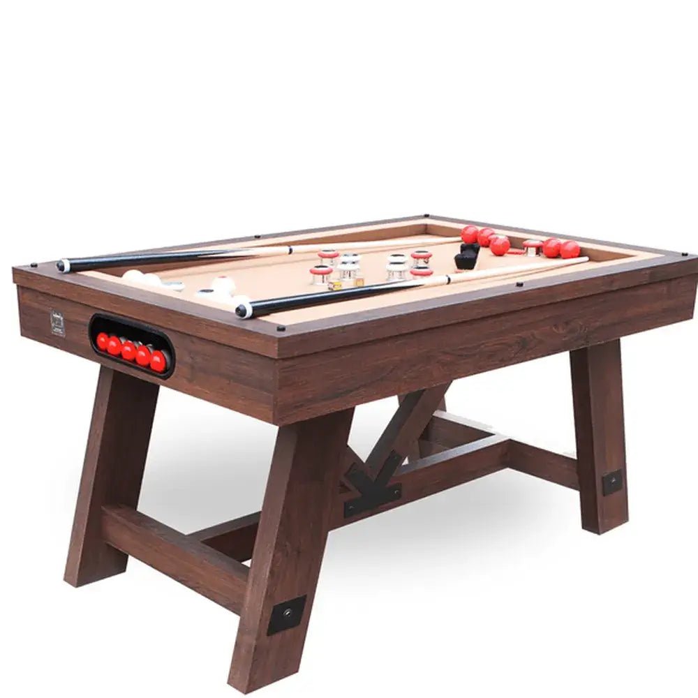 bumper-pool-table-espresso__19300 Freetime Fun Baddah Bing 54″ Bumper Pool – K66, Espresso - Image 1
