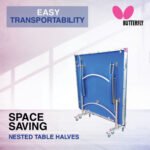 Butterfly Active Deluxe 19 Home Rollaway Table Tennis Table - Image 8