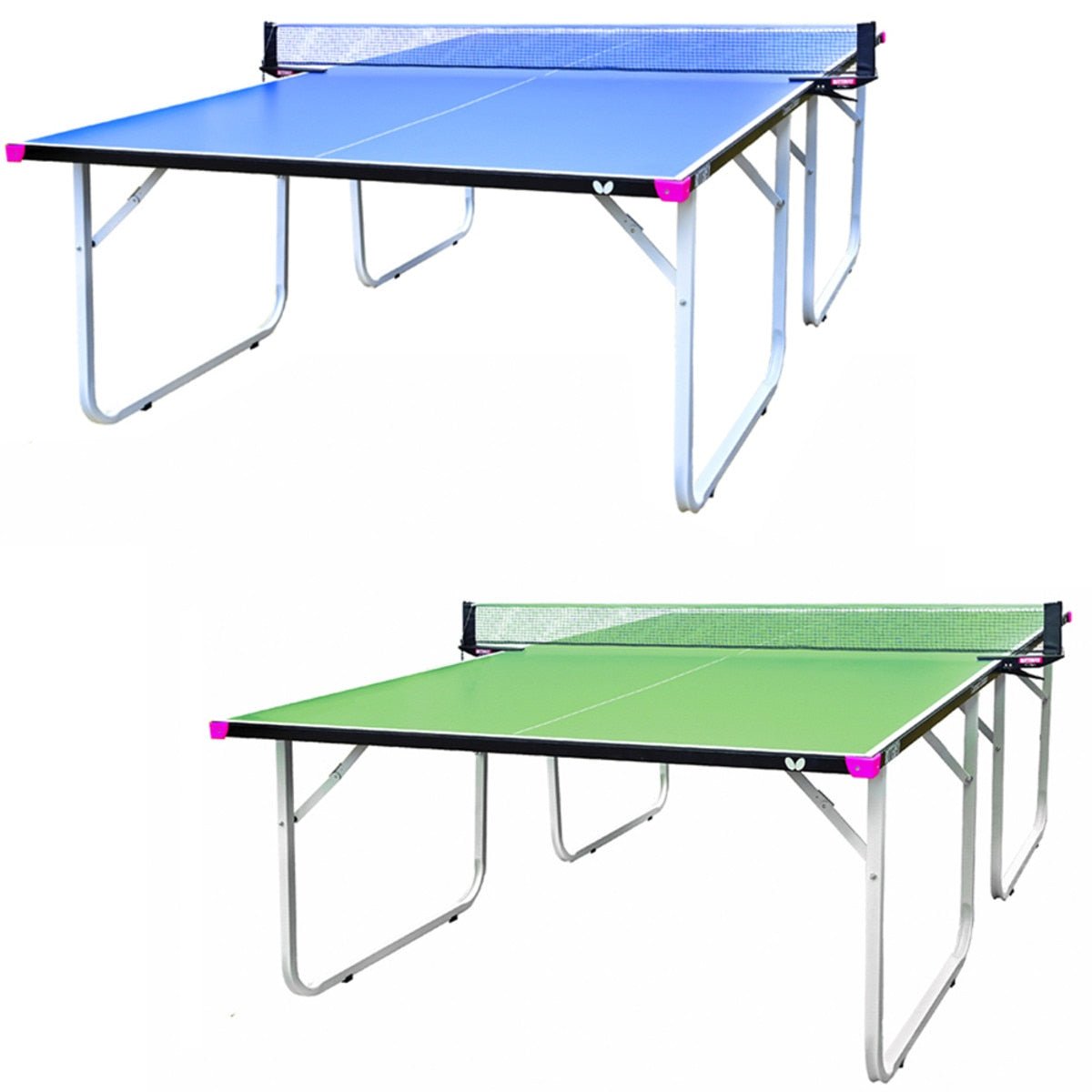 butterfly-compact-outdoor-table-tennis-table-blue-green-top Butterfly Compact Outdoor - Table Tennis Table - Image 1