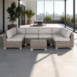 Outdoor Wicker Seating Group With Cushions - Image 18