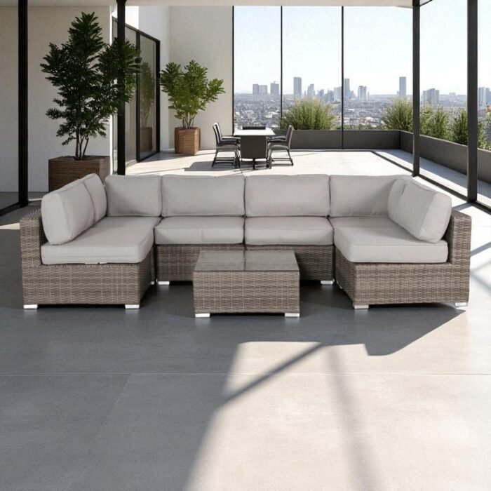 Outdoor Wicker Seating Group With Cushions - Image 18