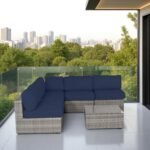 Outdoor Wicker Seating Group With Cushions - Image 19