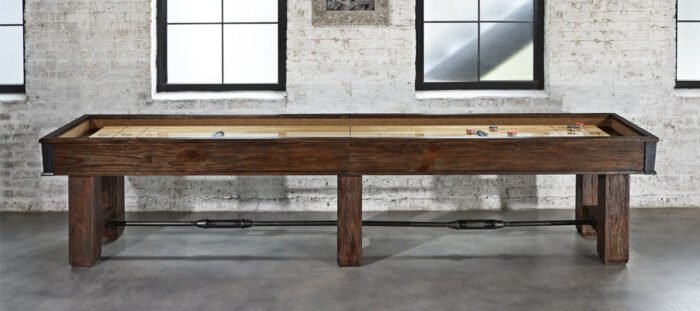 Brunswick Billiards Canton 14' Shuffleboard Table in Black Forest - Image 3