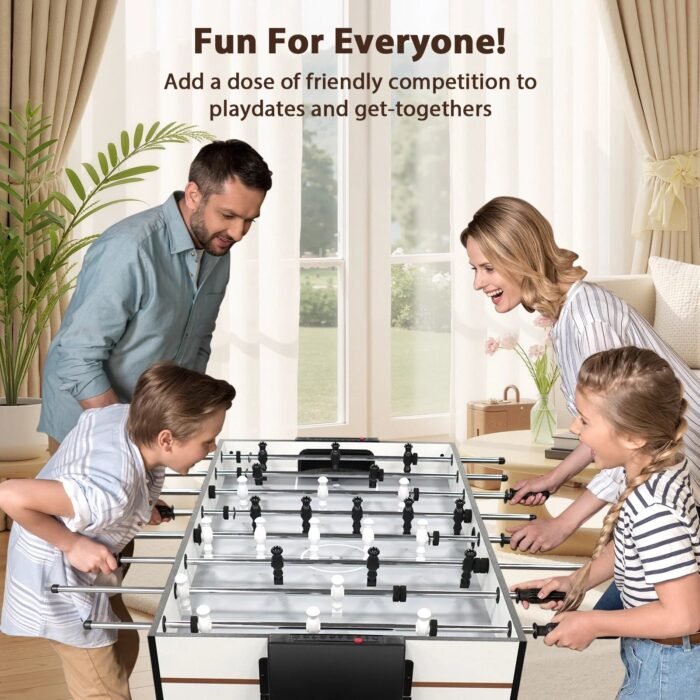 2X4Ft 10-In-1 Combo Game Table Set for Home, Game Room, Friends & Family W/Hockey, Foosball, Pool, Shuffleboard, Ping Pong, Chess, Checkers, Bowling, and Backgammon - Image 4