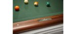 Brunswick Billiards Centennial 8' Slate Pool Table in Rosewood Chrome w/ Pockets - Image 7