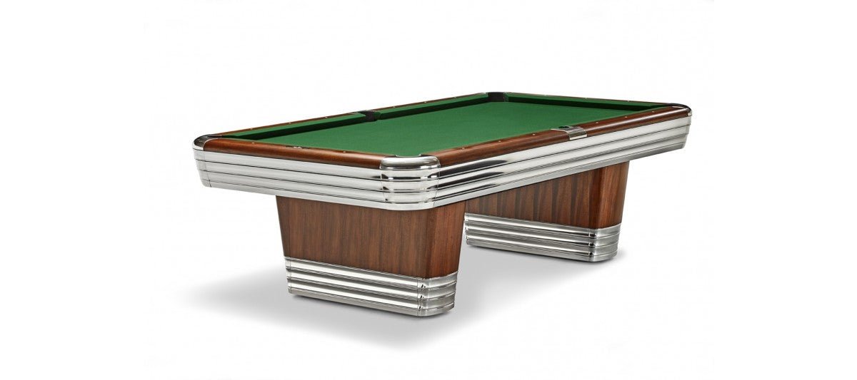 centennial_bt_2020_a8b41ca7-7e8c-4024-8030-f287698d85be Brunswick Billiards Centennial 8' Slate Pool Table in Rosewood Chrome w/ Gully Return - Image 1