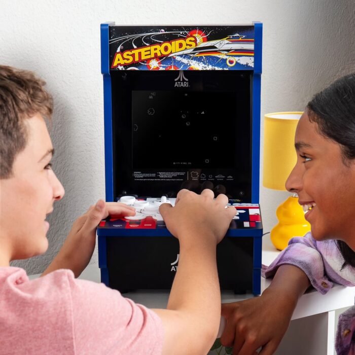 Arcade Classics Atari Asteroids Counter Series Game Machine with 8" Screen and 5 Games - Image 8
