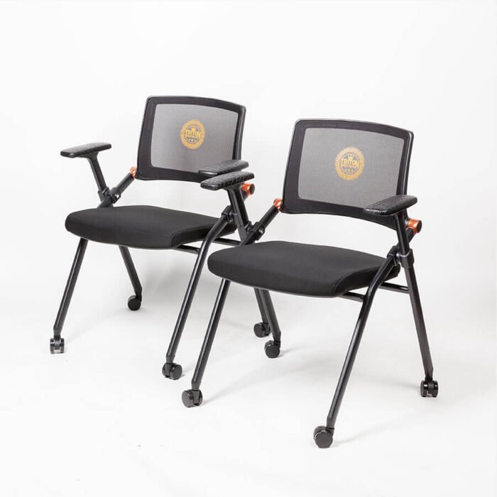 Triton Folding Poker Chairs With Wheels - Image 4