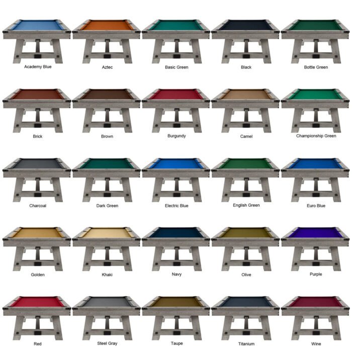 Playcraft Yukon River Slate Pool Table in Northern Drift - Image 9