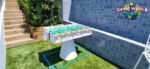 FAS Ciclope White Outdoor Foosball Table Free Entertainment Top - Cover & Balls - Image 15