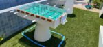 FAS Ciclope White Outdoor Foosball Table Free Entertainment Top - Cover & Balls - Image 2
