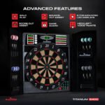 Titanium 5400 Electronic Dartboard and Cabinet - Image 6