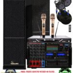 KARAOKE SYSTEM 20 - DELUXE 5 - TOTAL 6000 WATTS - 8000W AMPLIFIER - THE BEST MIC - NEWEST MODEL: 2026