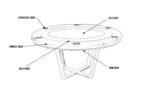 Pharaoh Manetho Round Poker Table - Image 5