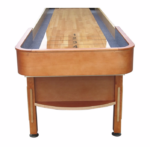 Playcraft Telluride 16' Pro Style Shuffleboard Table in Honey with optional Overhead Electronic Scoring - Image 3