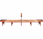 Playcraft Telluride 16' Pro Style Shuffleboard Table in Honey with optional Overhead Electronic Scoring - Image 2