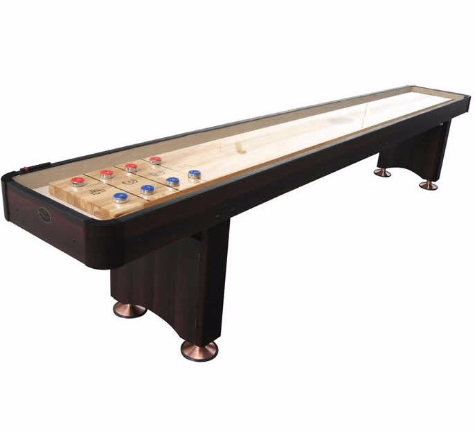 download_9_df07dc96-1303-4555-be7a-0389f90943b9 Playcraft Woodbridge 12' Shuffleboard Table in Espresso - Image 1