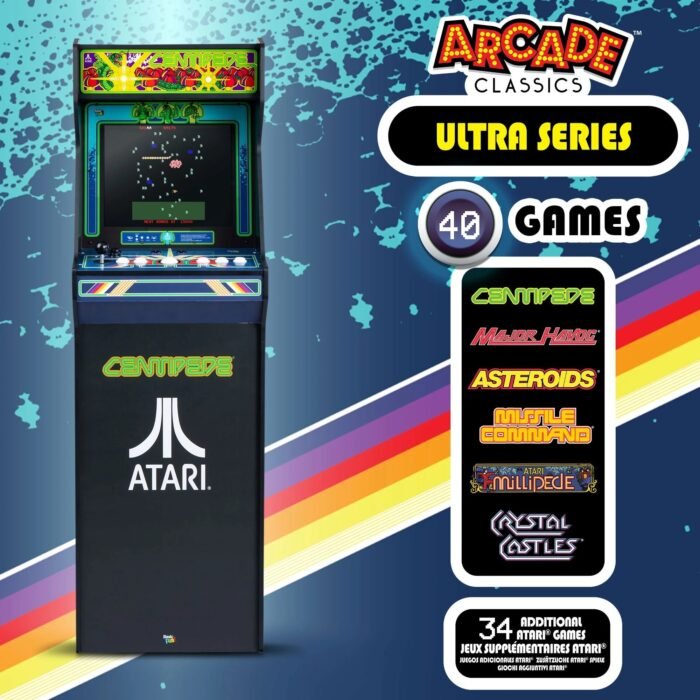 Atari Centipede Ultra Series Game Machine with 17" Screen and 40 Games - Image 2