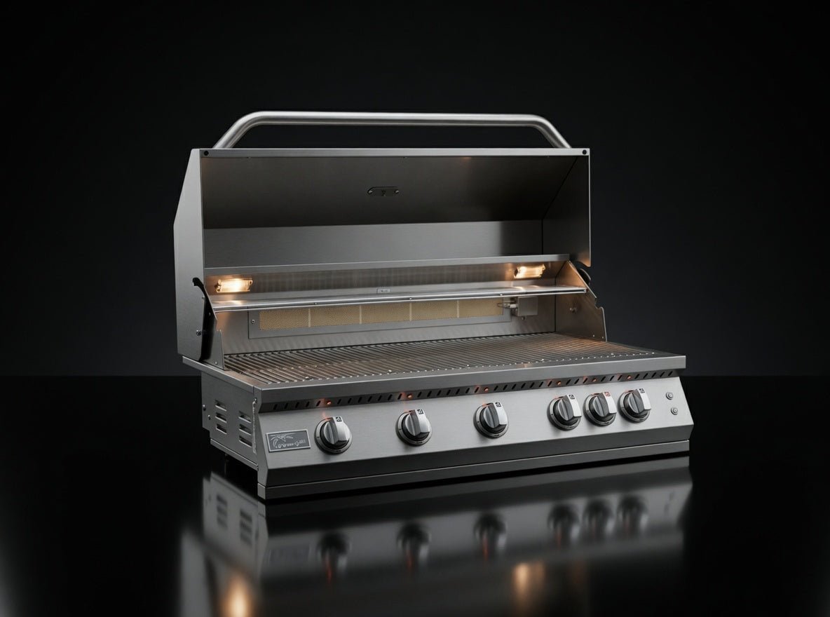 eS5b8 KoKoMo 40” Gas Grill with 5 Burners and Back Burner - Image 1