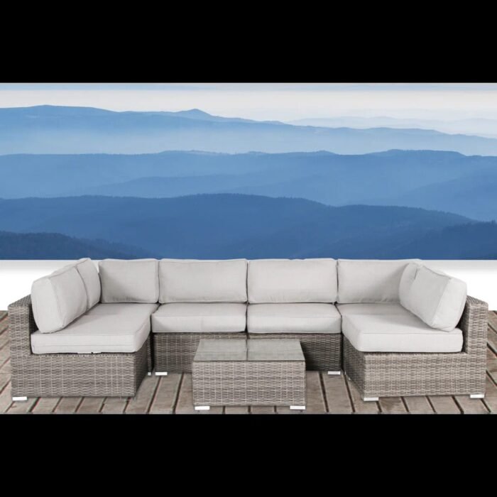Outdoor Wicker Seating Group With Cushions - Image 23