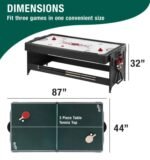 Fat Cat Original 3-in-1 Green 7' Pockey™ Multi-Game Table - Image 3