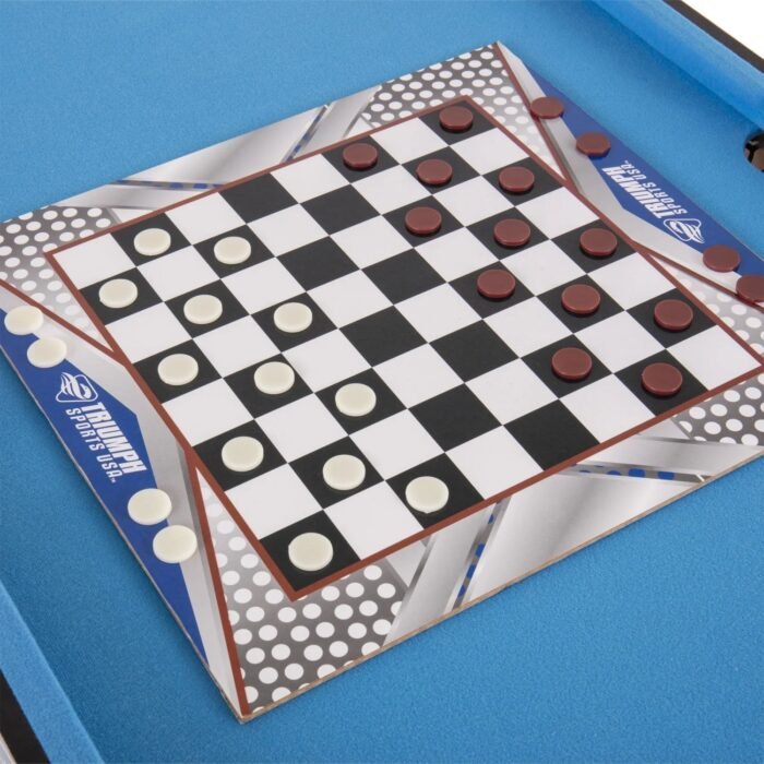 13-In-1 Combo Game Table Includes Basketball, Table Tennis, Billiards, Push Hockey, Launch Football, Baseball, Tic-Tac-Toe, and Skee Bean Bag Toss - Image 14