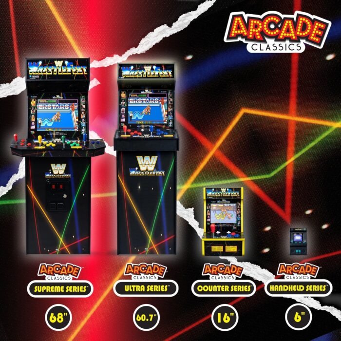 Arcade Classics WWE Ultra Series Game Machine with 17" Liquid Crystal Screen & 5 Games - Image 6