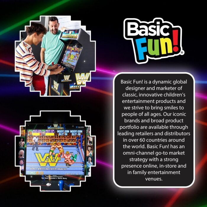 Arcade Classics WWE Ultra Series Game Machine with 17" Liquid Crystal Screen & 5 Games - Image 5