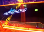 Dynamo 8' Fire Storm Home Air Hockey Table - Image 3