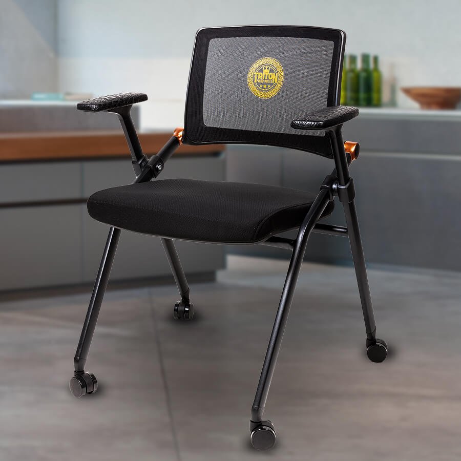 Triton folding poker chairs with castors for home poker room UK