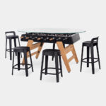 RS Barcelona RS3 Wood Dining Outdoor Foosball Table - Image 8