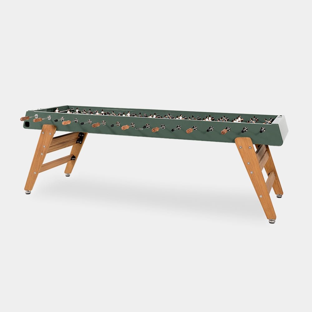 futbolin_max_green_rs_barcelona_side RS Barcelona RS MAX Outdoor Foosball Table - Image 1