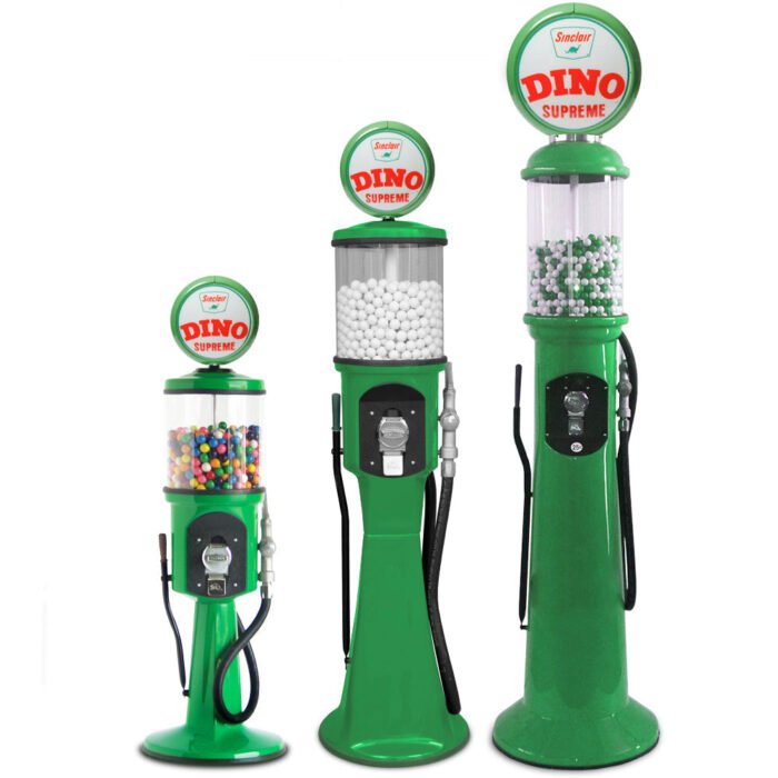 5' 4" Replica Gas Pump Gumball Machine - Image 2