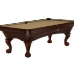 Brunswick 8' Glenwood Pool Table with Ball and Claw Leg