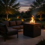 Compact Outdoor Fire Pit 40,000 BTU - Charcoal - Image 2