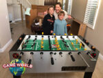 Tornado Tournament Competition T-3000 Professional Foosball Table in Silver - Image 2
