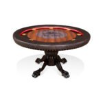 Ginza LED Poker Table – Black