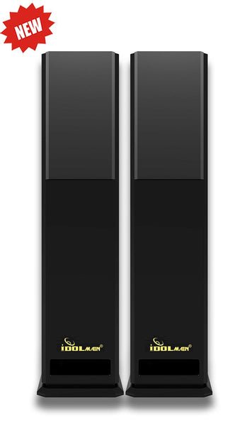 idolmain ips t2b black 4000w floor speakers