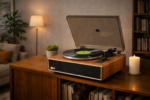 Huygens Bluetooth Record Player with Built-in Speakers - Image 11