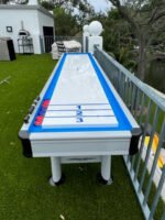 Playcraft Extera 12' Outdoor Shuffleboard Table in Silver - Image 8