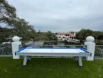 Playcraft Extera 12' Outdoor Shuffleboard Table in Silver - Image 9
