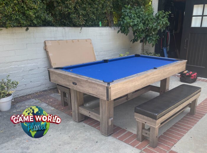 Hathaway Logan 7-ft 3 in 1 Pool Table with Benches - Image 6